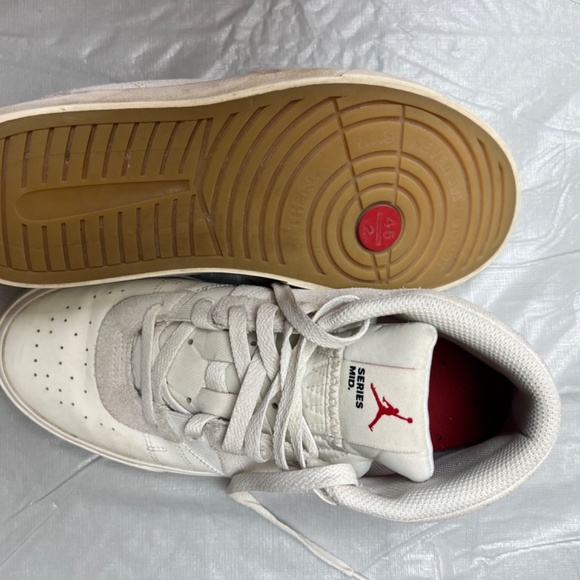 Jordan’s Series Mid Sail White Mens Sz 9 - Picture 2 of 5